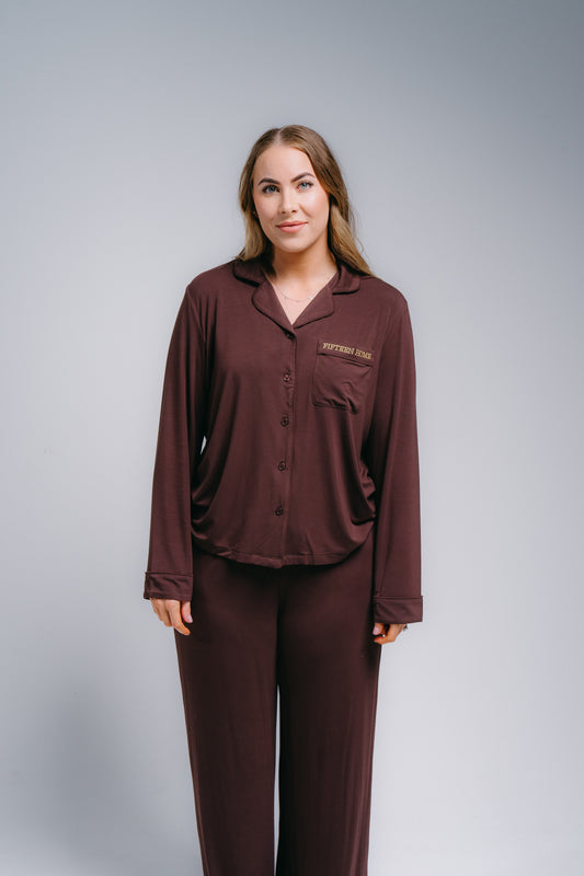 Women's Full Length PJ Set - HOT COCOA