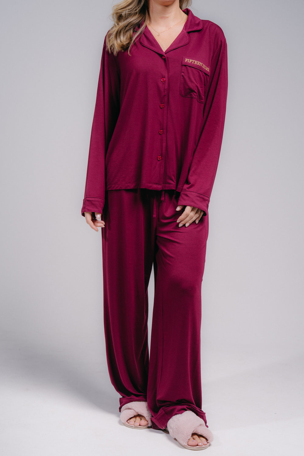 Women's Full Length PJ Set - BERRY DREAMS