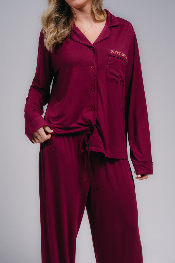 Women's Full Length PJ Set - BERRY DREAMS