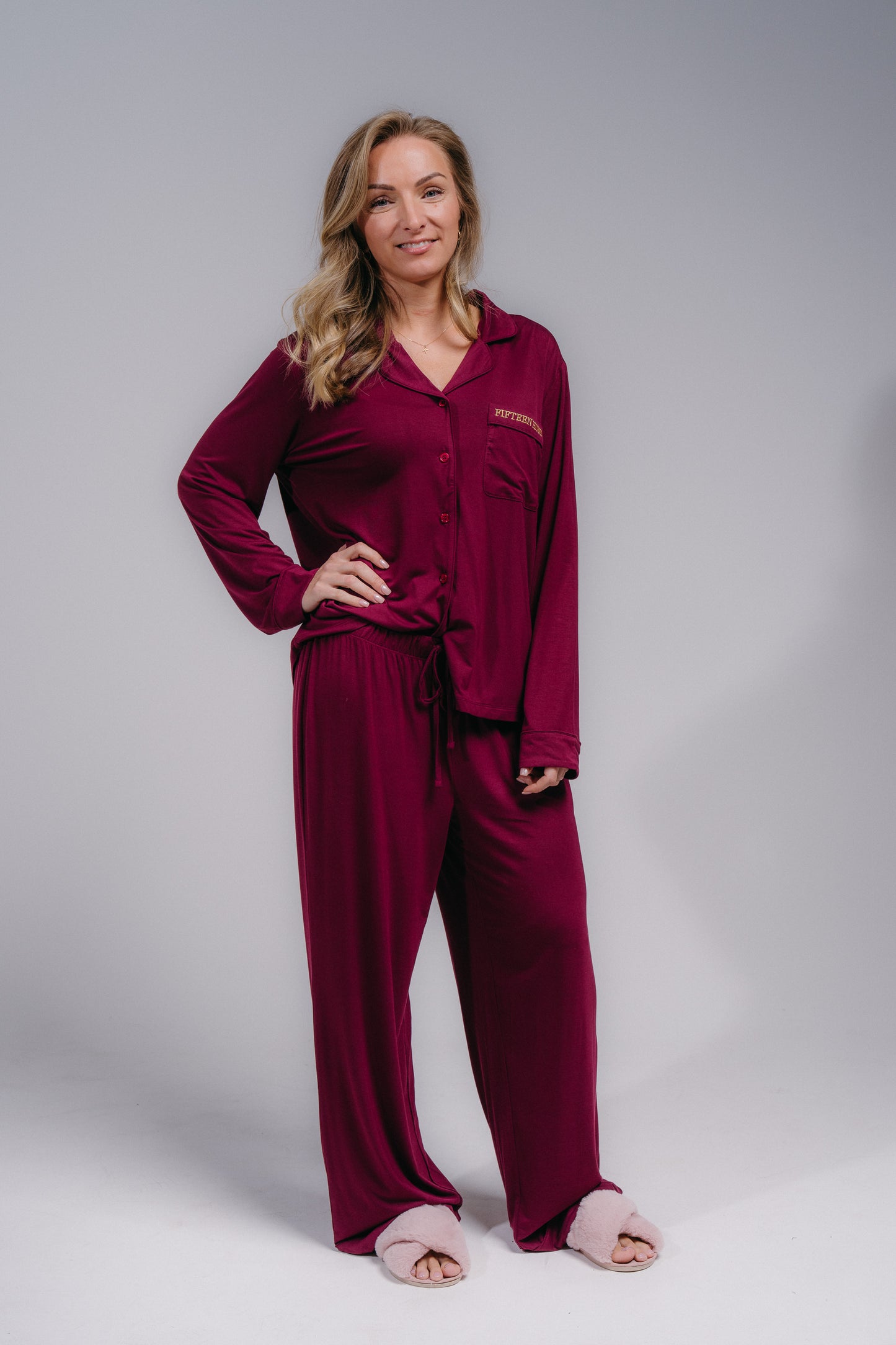 Women's Full Length PJ Set - BERRY DREAMS