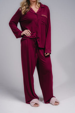 Women's Full Length PJ Set - BERRY DREAMS