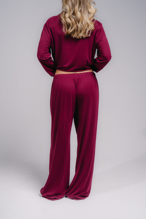 Women's Full Length PJ Set - BERRY DREAMS