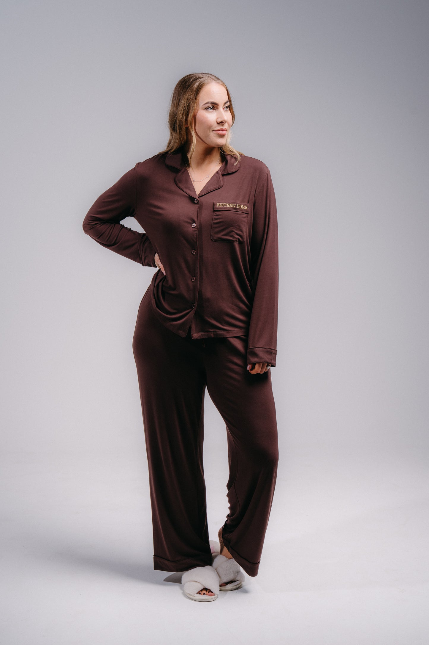 Women's Full Length PJ Set - HOT COCOA