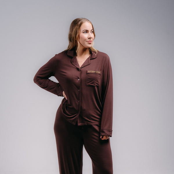Women's Full Length PJ Set - HOT COCOA