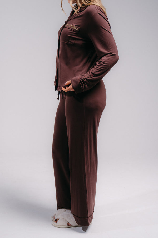 Women's Full Length PJ Set - HOT COCOA