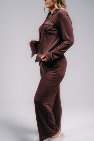 Women's Full Length PJ Set - HOT COCOA