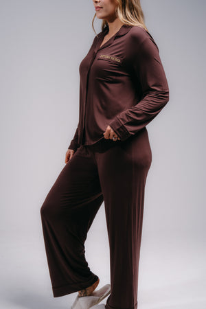 Women's Full Length PJ Set - HOT COCOA