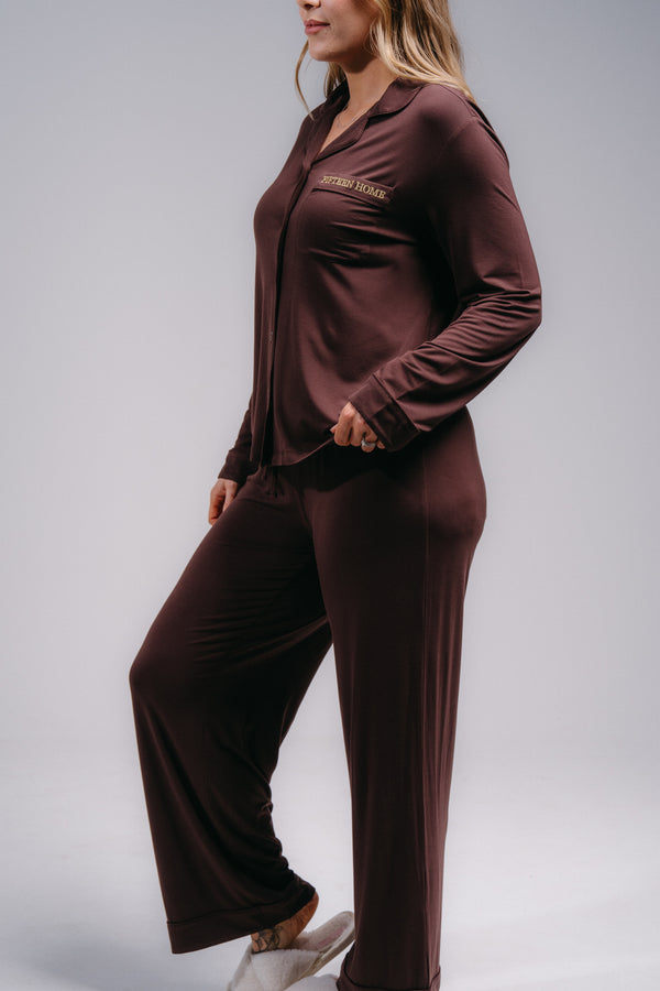Women's Full Length PJ Set - HOT COCOA