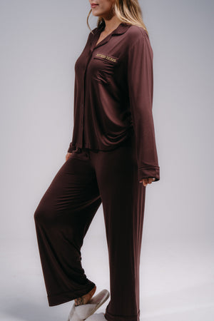 Women's Full Length PJ Set - HOT COCOA