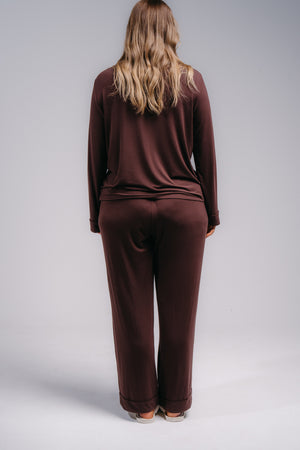 Women's Full Length PJ Set - HOT COCOA