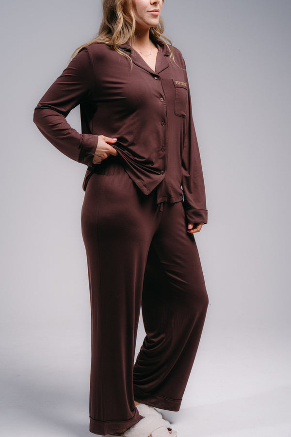 Women's Full Length PJ Set - HOT COCOA