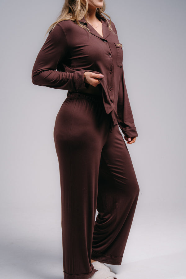 Women's Full Length PJ Set - HOT COCOA