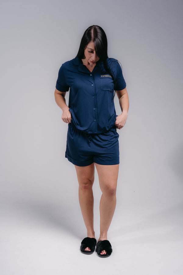 Women's PJ Set - MIDNIGHT BLUE