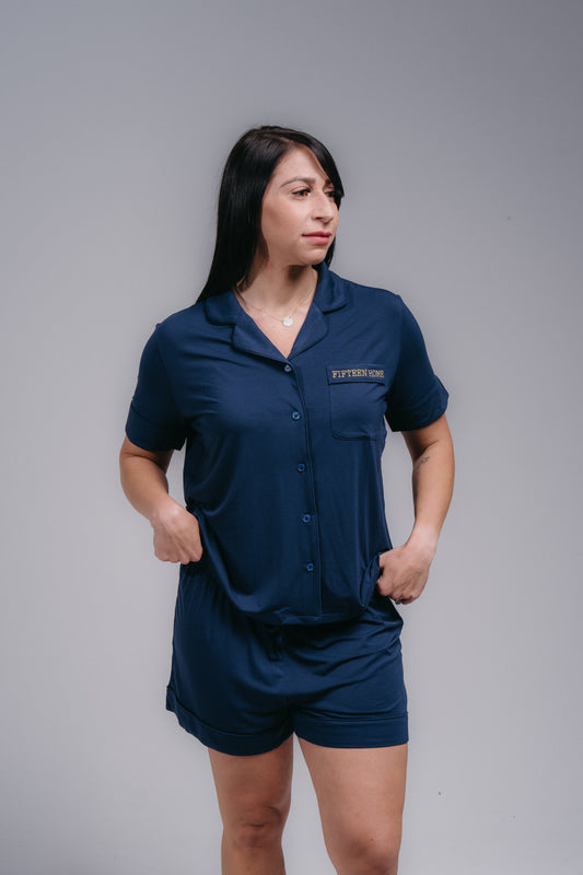 Women's PJ Set - MIDNIGHT BLUE