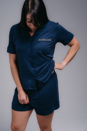 Women's PJ Set - MIDNIGHT BLUE