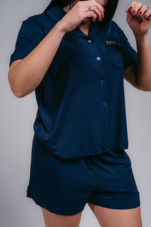 Women's PJ Set - MIDNIGHT BLUE