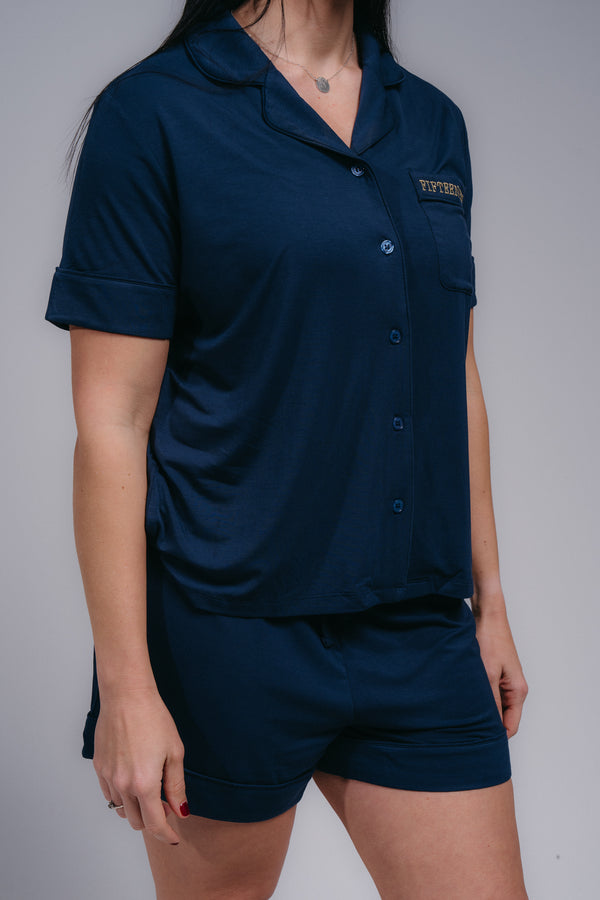 Women's PJ Set - MIDNIGHT BLUE