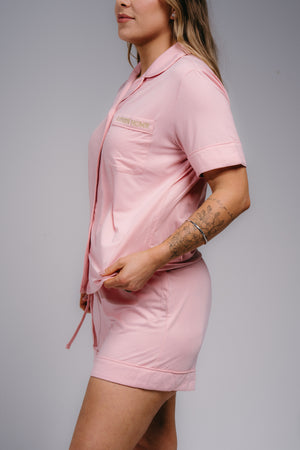 Women's PJ Set - PASTEL PINK