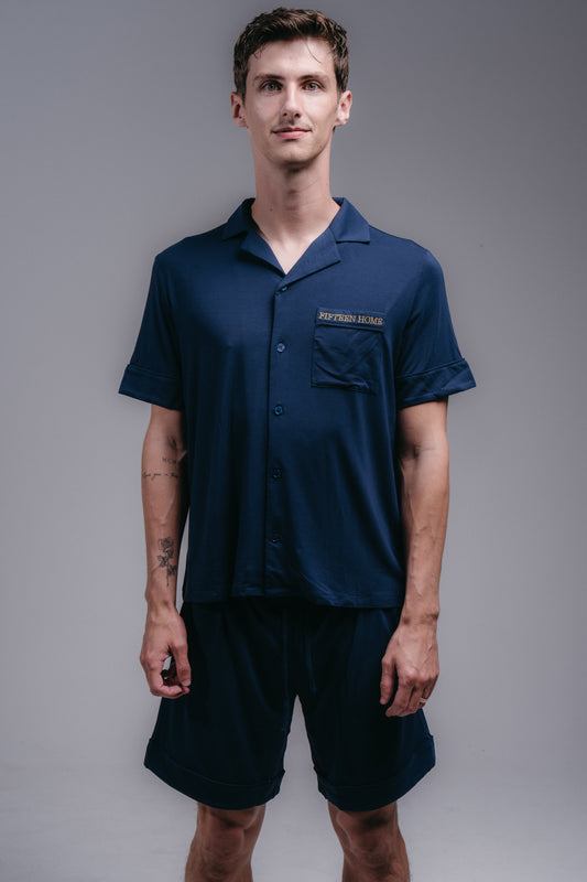 Men's PJ Set - MIDNIGHT BLUE